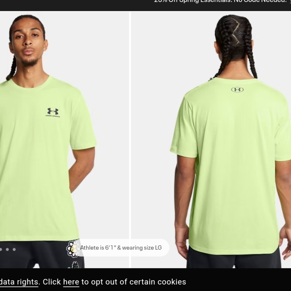 Under Armour Tech 2.0 Tiger Tee NWT